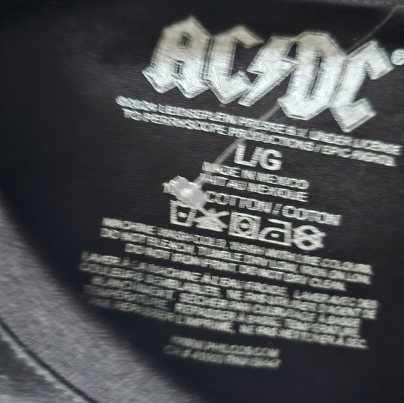 ACDC Black Baby Tee - Picture 2 of 3